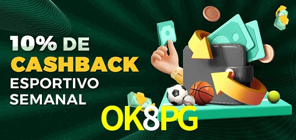 10% de bônus de cashback na OK8PG